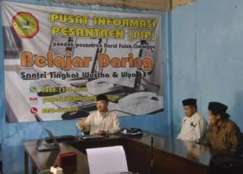 Masih Pembatasan Sosial, Pesan Pimpinan Ponpes Darul Falah Kepada Orang Tua Santri