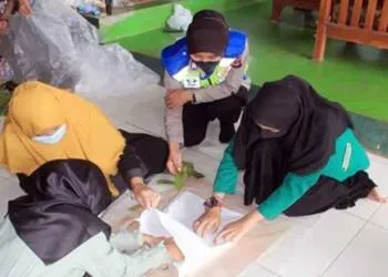 Keren, Polresta Sukabumi Bekali Santri Pondok Pesantren Ilmu Membatik