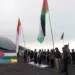Dipimpin Pengasuh Ponpes Tahfidz Daarul Ilmi, Warga Tasikmalaya Gelar Aksi Bela Palestina di Gunung Galunggung
