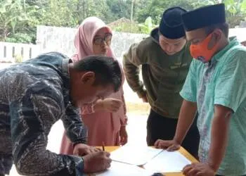 Liburan Telah Usai, Santri Ponpes Darul Falah Cimanggu Kembali Masuk Pondok