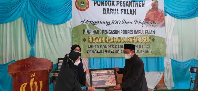 Ponpes Darul Falah Menggelar Acara Mengenang 100 Hari Wafatnya Almarhum Ustad Ridwan dan Milad Pondok Ke-21