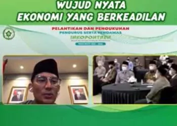 Sandiaga Uno Bentuk Santri Digitalpreuneur Usai Pelantikan Pengurus Baru Induk Koperasi Pondok Pesantren