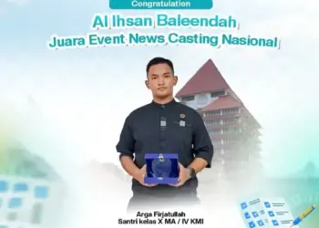 Santri Al-Ihsan Raih Juara III Nasional News Casting