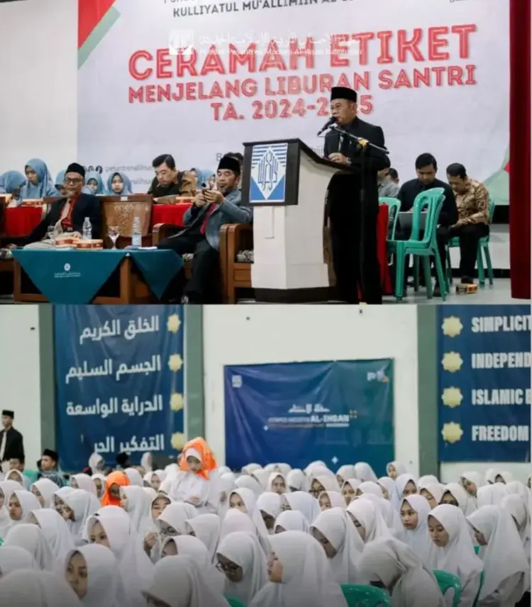 Penegasan Etiket dan Adab Jelang Liburan Santri di Pesantren Al-Ihsan