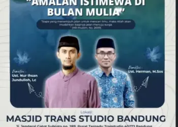 Kajian Tauhid ‘Amalan Istimewa di Bulan Dzulhijjah’ Digelar di Masjid Trans Studio Bandung